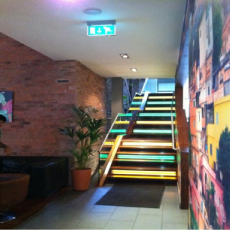New staircase for restaurant