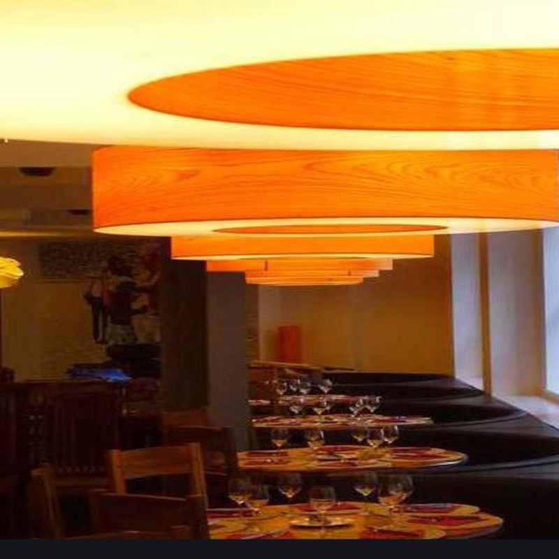 booth seating with feature light shade