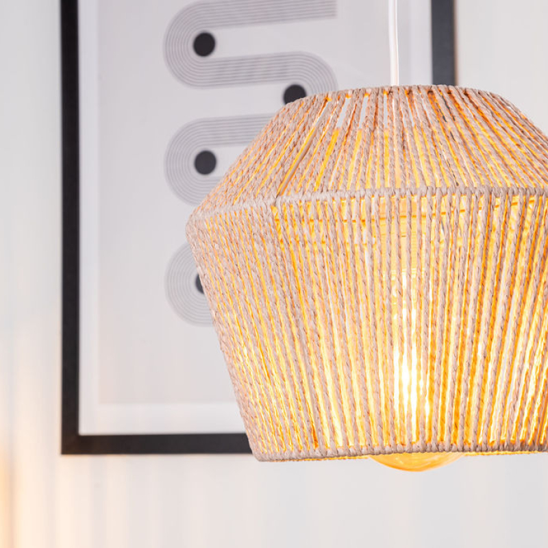 close up shot of the feature light fitting