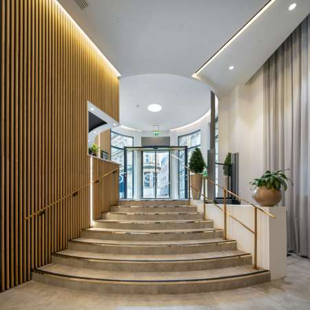 reception area new flooring
