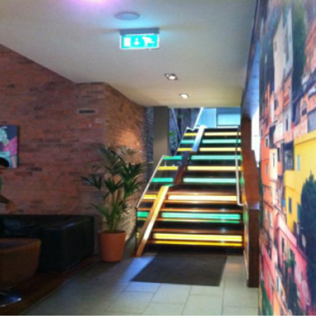 New staircase for restaurant